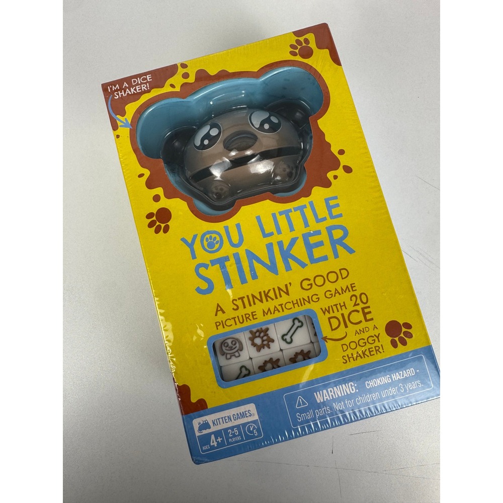 You Little Stinker Doggy Shaker Dice Matching Game Exploding Kittens‎